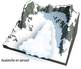 Les types d'avalanche - L'avalanche en aérosol