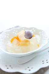 Japanese dessert, anmitsu