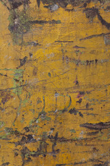 Textur von einer Tonne mit Rost