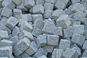 Hintergrund : Granit-Pflastersteine