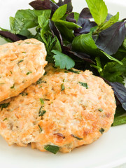 Salmon cutlets
