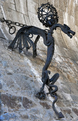 Iron dragon Ljubljana castle