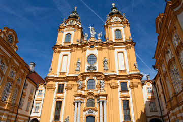 Fototapeta na wymiar Stift Melk Abbey in Wachau valley, Austria