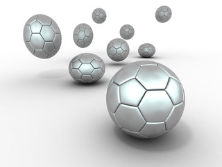 Group of balls. Soccer