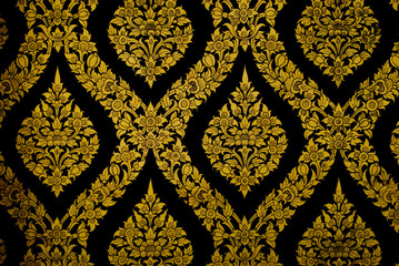 Golden wall thai style.