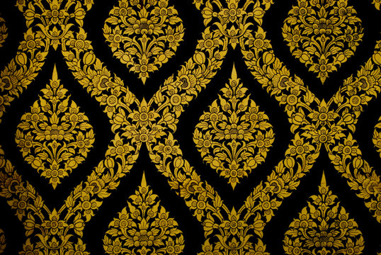 Golden wall thai style.