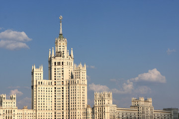 Fototapeta na wymiar Old Historical Soviet building