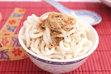 Koreanische Udonnudeln