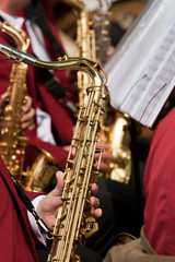 Fototapeta premium Saxophone player
