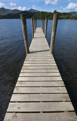 Fototapeta premium pier on derwent water