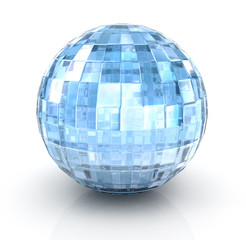 Сrystal ball on white background
