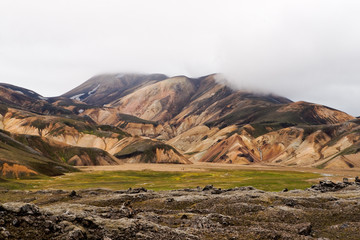 The colorful mountains of Landmannalaugar