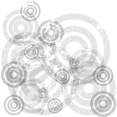 Abstract transparent circles