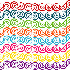 Background with lines with colored circles