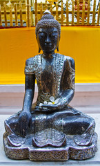 Black Buddha image