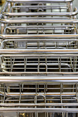 Chariots à bagages à l'aéroport de Palma de Majorque