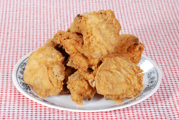 fried chicken on a plate