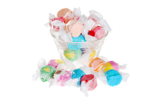 Salt Water Taffy In A Bowl