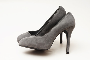 graue pumps high heels
