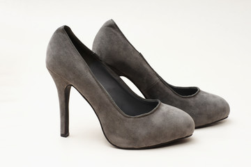 graue pumps high heels