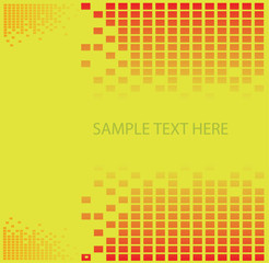 red and yellow corporate background vector illustration