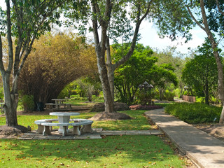 Obraz premium Recreation place among nature