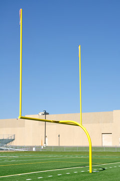 Goal Posts on American Football Field