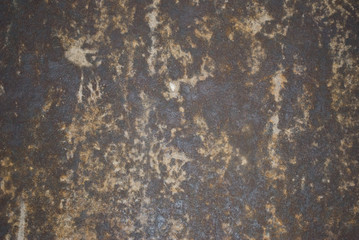rusty iron surface weathered in years of rain