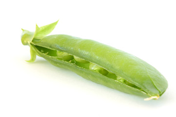 Green pea in pod