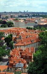 Fototapeta na wymiar Praga z góry widok z zamku na _05