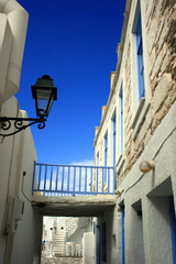 Gasse in Naoussa auf Paros