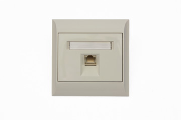 Network wall outlet