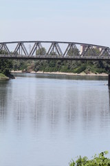 Fototapeta na wymiar Fiume po i bridge