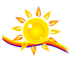 sun eye illustration