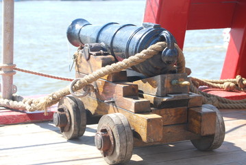 Cannon Ready to Fire