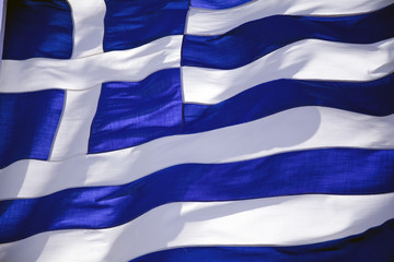 Greek Flag Abstract