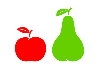 Red apple with pear