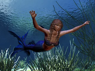 Abwaschbare Fototapete Meerjungfrau MEERJUNGFRAU