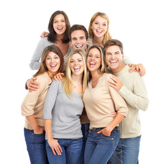 Happy people