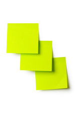 Fototapeta premium Reminder notes isolated on the white background