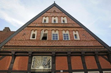 Fototapeta na wymiar Haus in Meldorf
