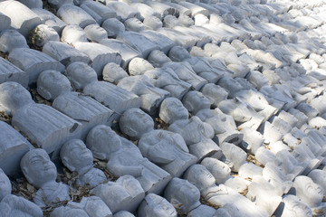 A very nice stone made buddah statue