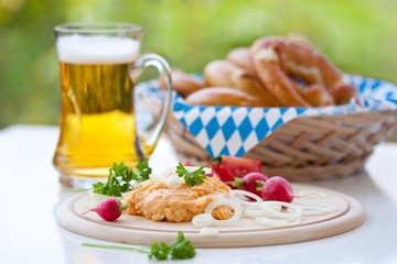 Bavarian cheese delicacy Obatzda