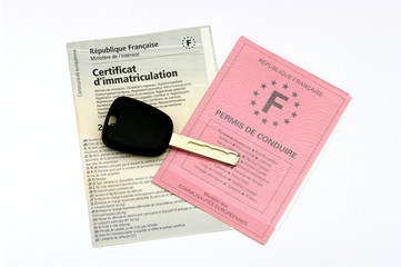permis de conduire et certificat d'immatriculation