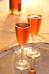 Red sparkling wine / Roter Sekt