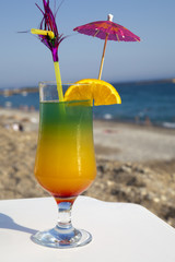 cocktail on the beach