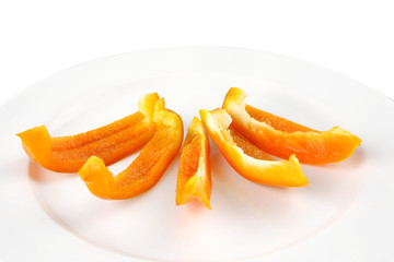 light orange bell pepper