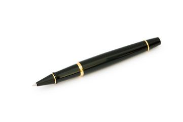 Writing pen isolated on the white background