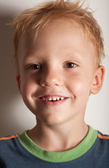 Portrait of smiling happy boy