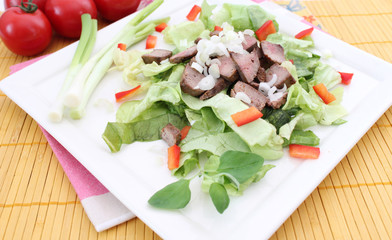 Salat mit Leber